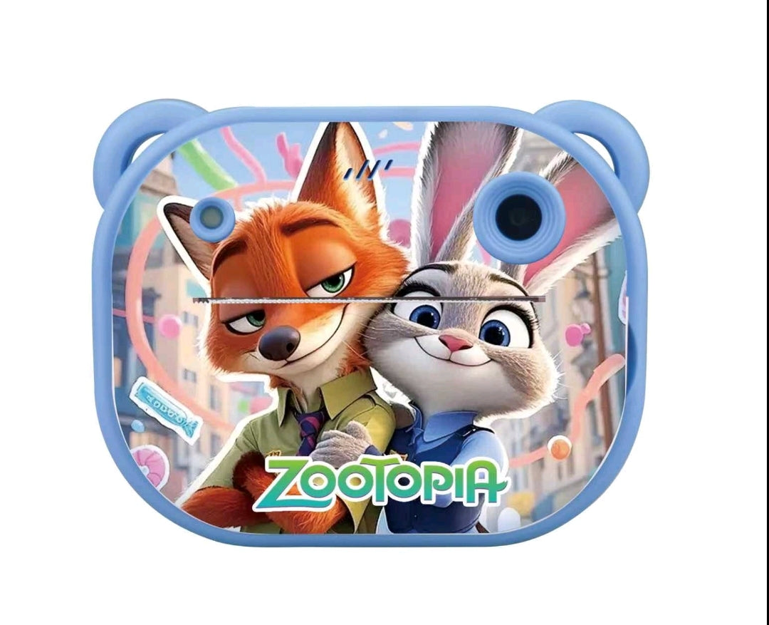 Foto aparat i stampac za decu sa animal printom ZOOTOPIA...