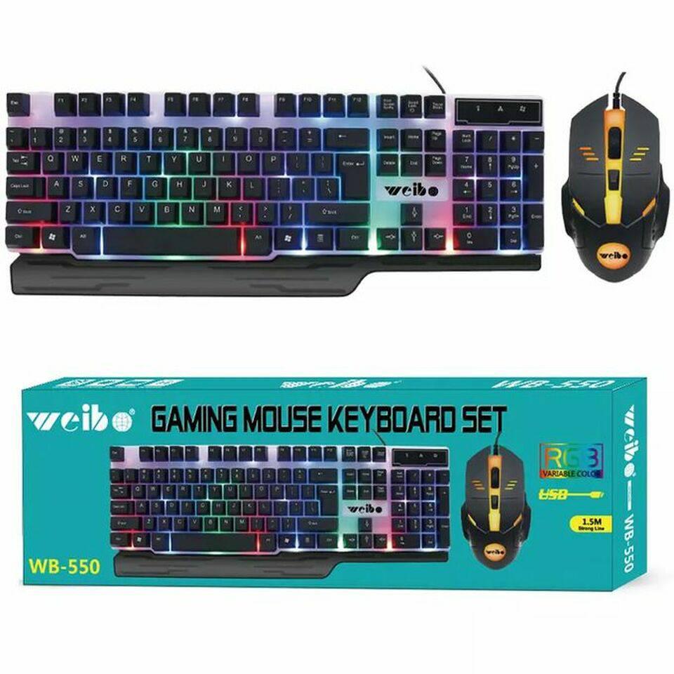 Gejmerski set tastatura i mis WB-550...