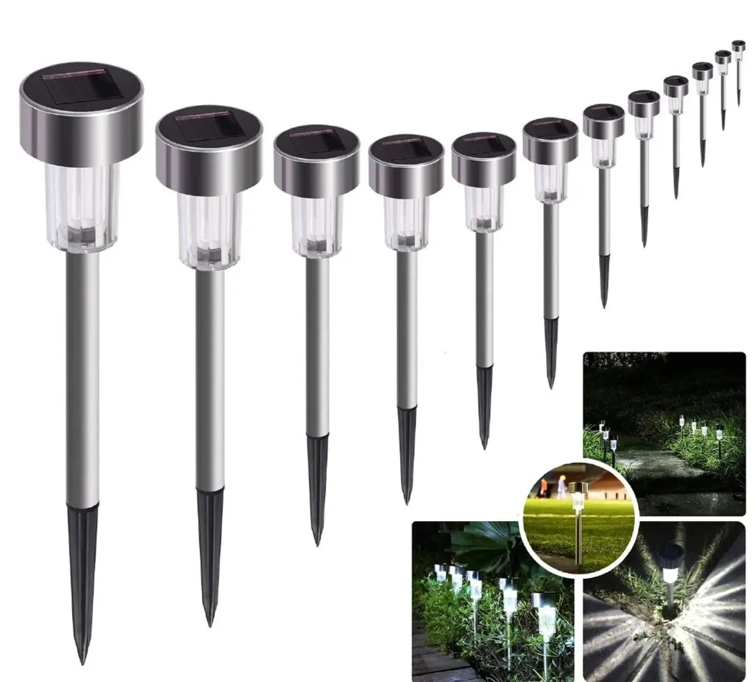 Solarne lampe za dvorista i trevnjake 10 kom...