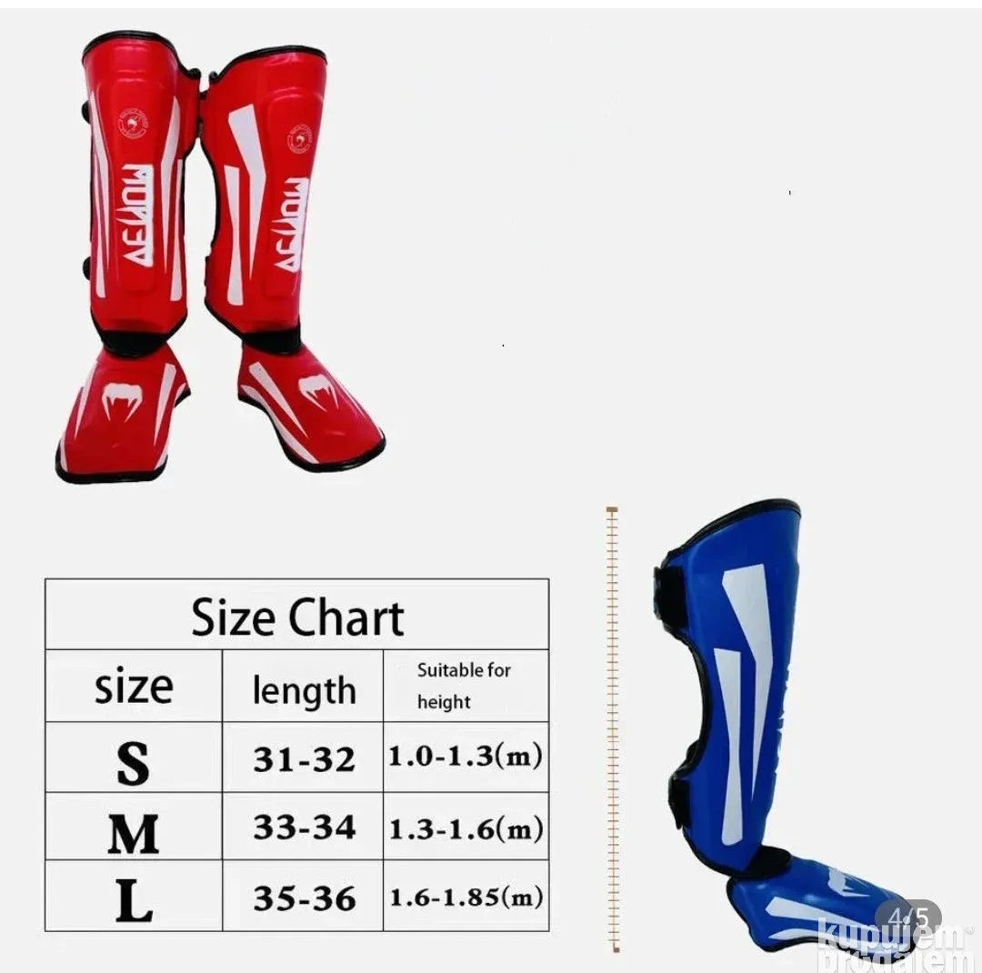 Stitnici za noge za Kik Box...