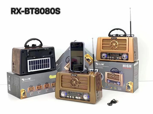 Retro Radio Solarni RX-BT8080S