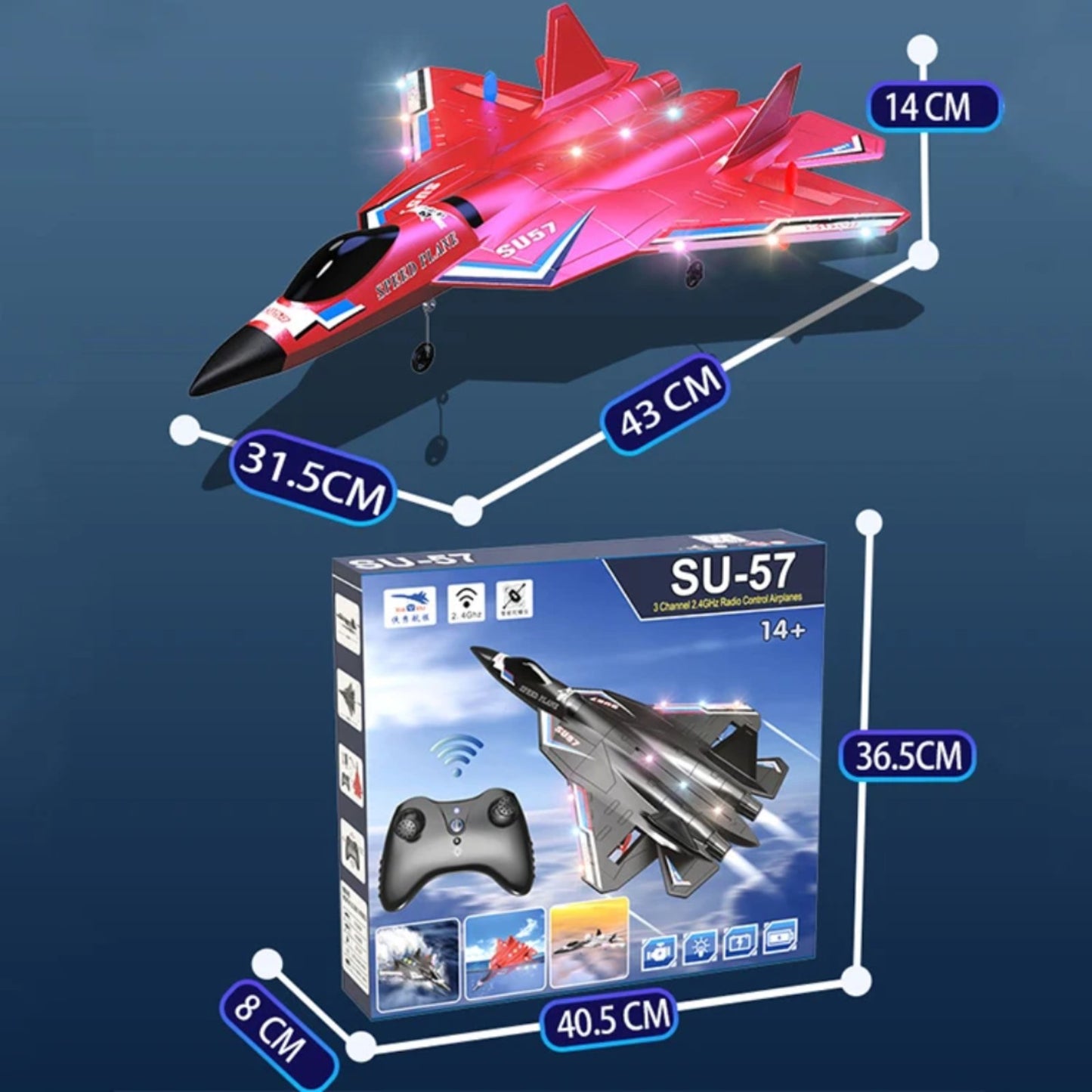 Avion letelica SU-57...