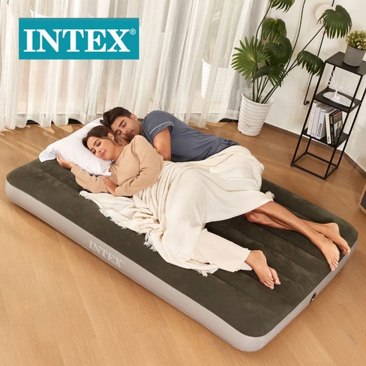 Dusek - krevet na naduvavanje duo - INTEX 191x137x25cm...